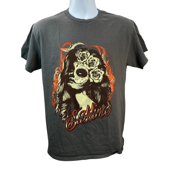 Sublime Other - Vintage Sublime Shirt Size M Mexican Pinup Girl Sugar Skull Y2K Tattoo 2000s